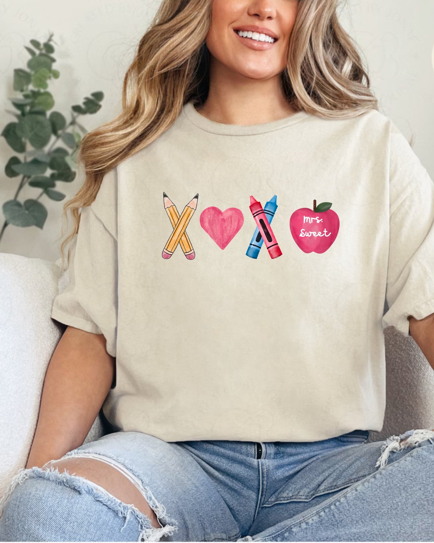 XOXO To My Teacher  - Tee (Option A)